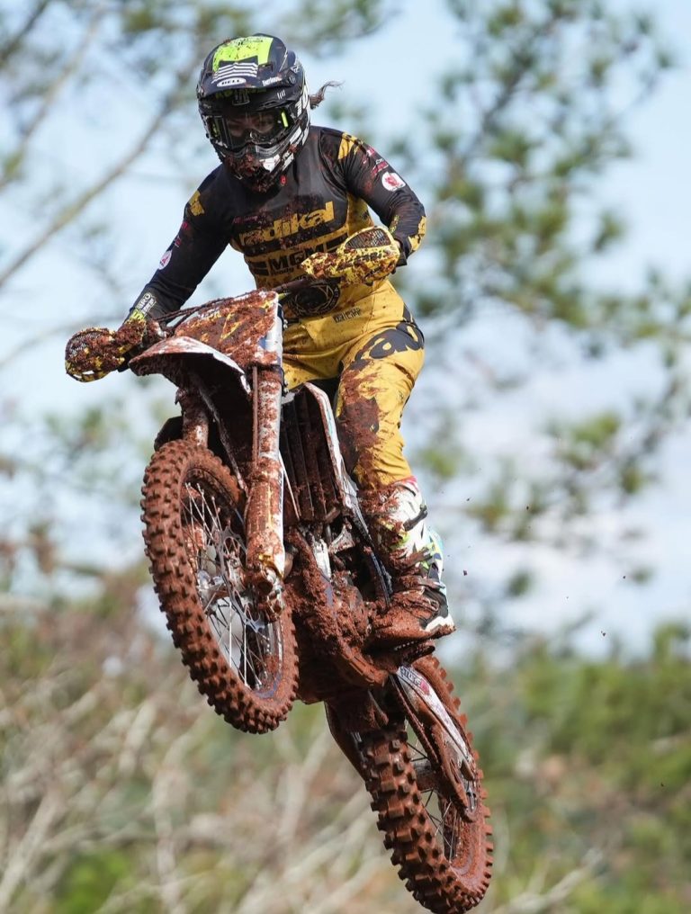 Notable actuación de Micaela Gallardo en el Campeonato Argentino de motocross