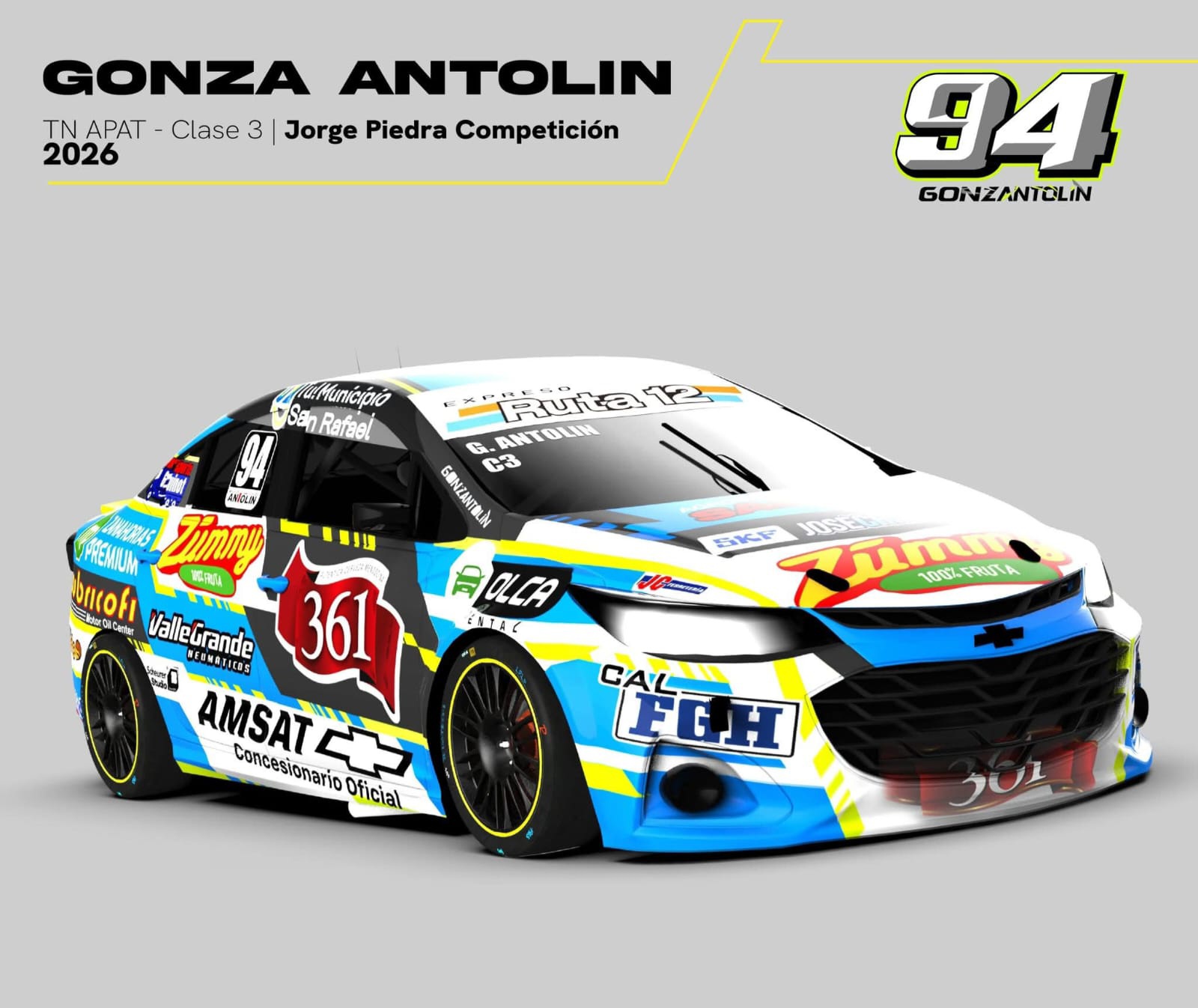 Antolin, auto nuevo tn 2026