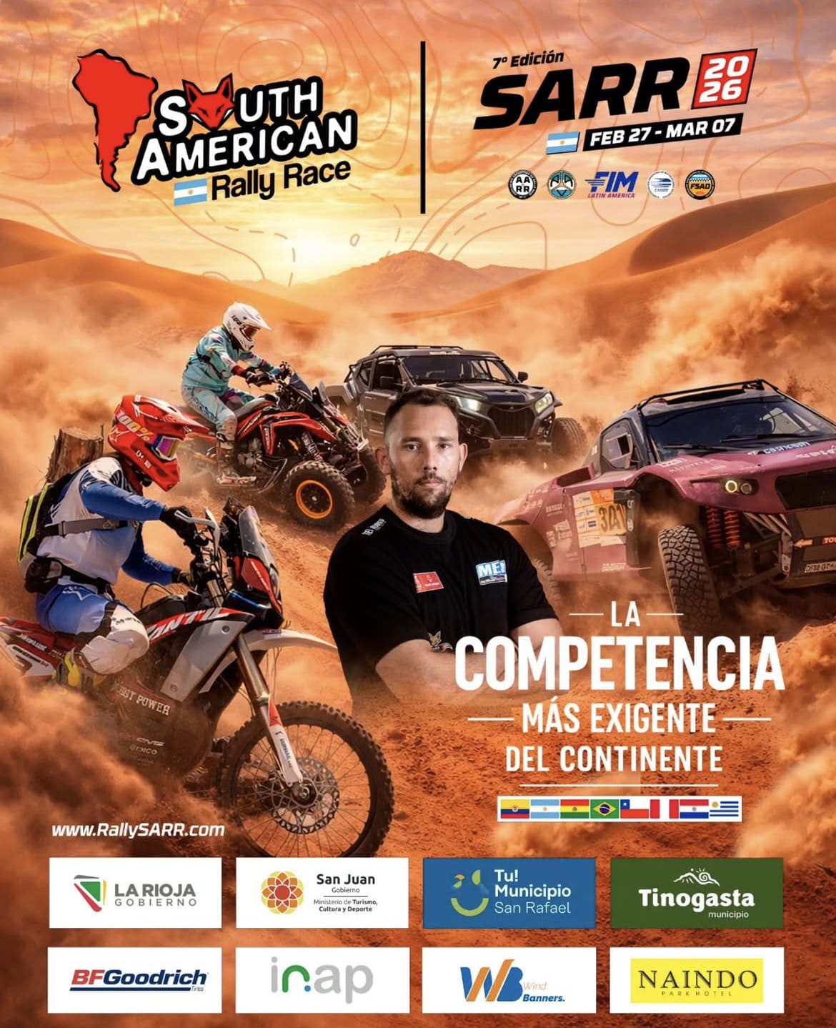 El South American Rally Race llega a San Rafael