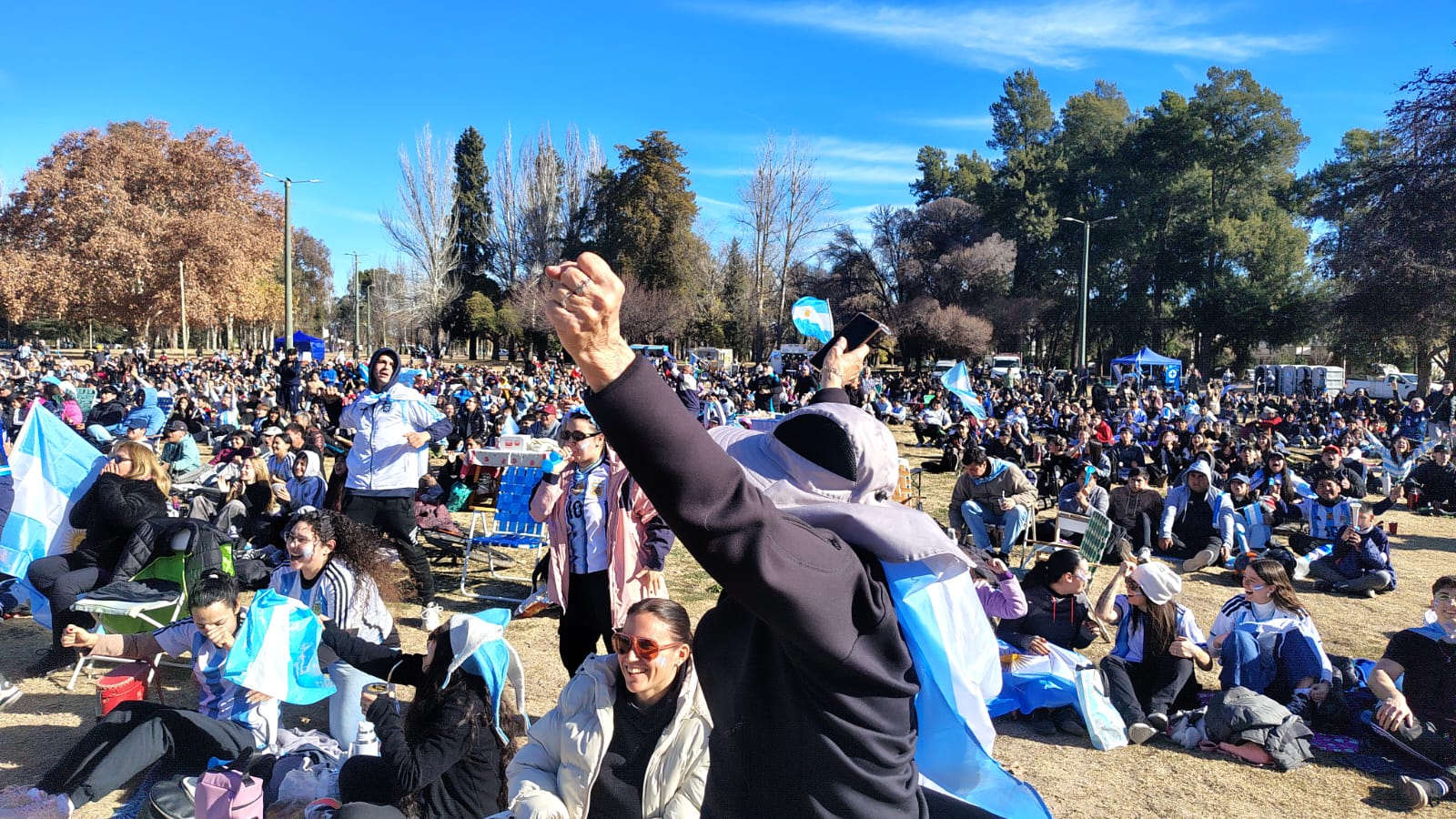 Seguimos con la cábala: alentamos a a Selección Argentina en el Parque