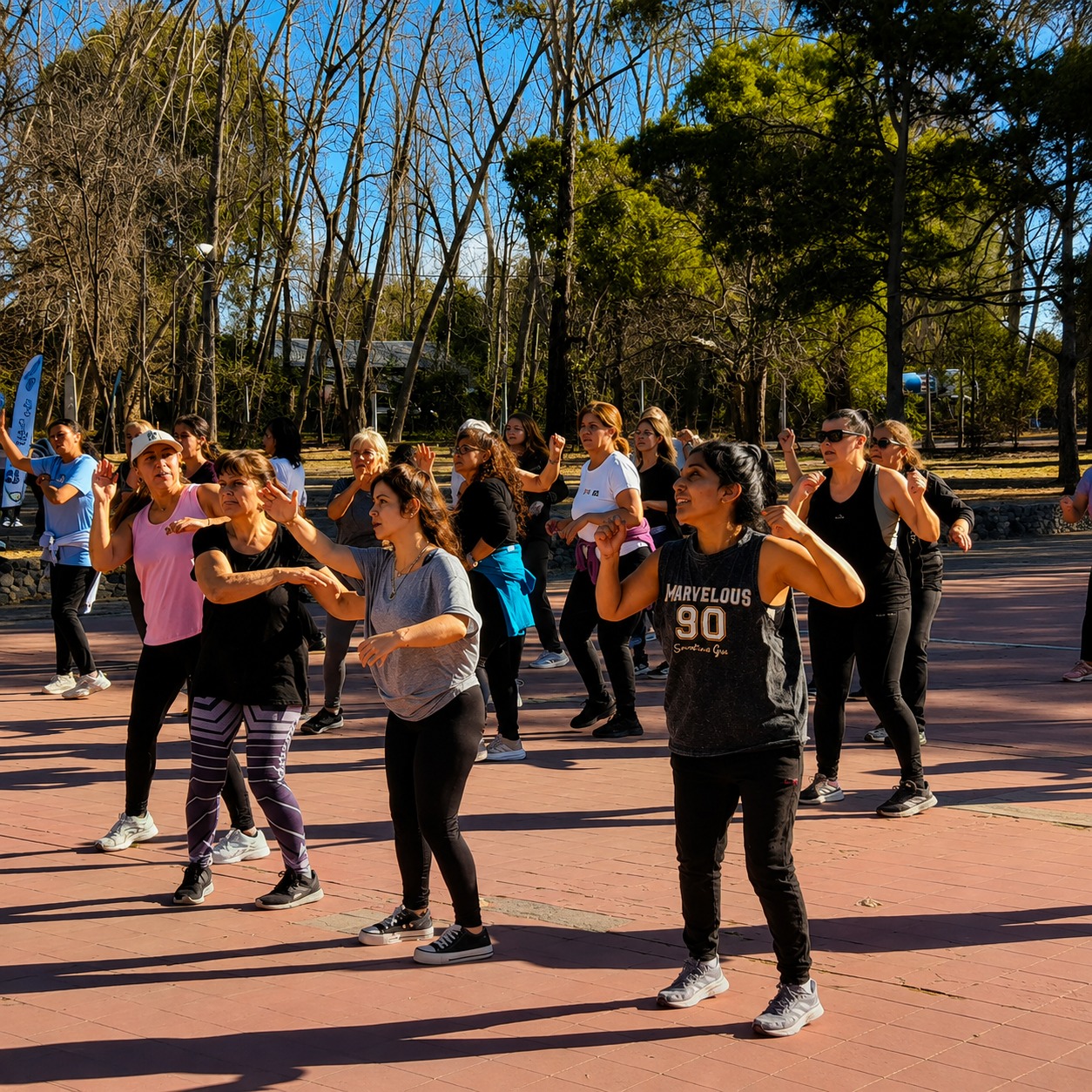 Volvieron los sábados de deporte y recreación al Poli 1