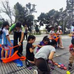 Recreo debutó con una tarde de juegos en Pueblo Diamante
